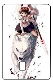 Studio Ghibli "Wolfback Attack" Card Skin