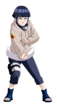 Naruto "Young Hinata" Wall Decal