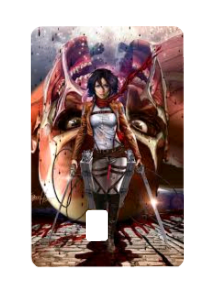 AOT "Mikasa Take Down" Card Skin